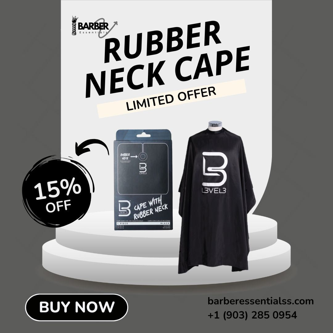 Level 3 Professional Rubber Neck Cutting Cape