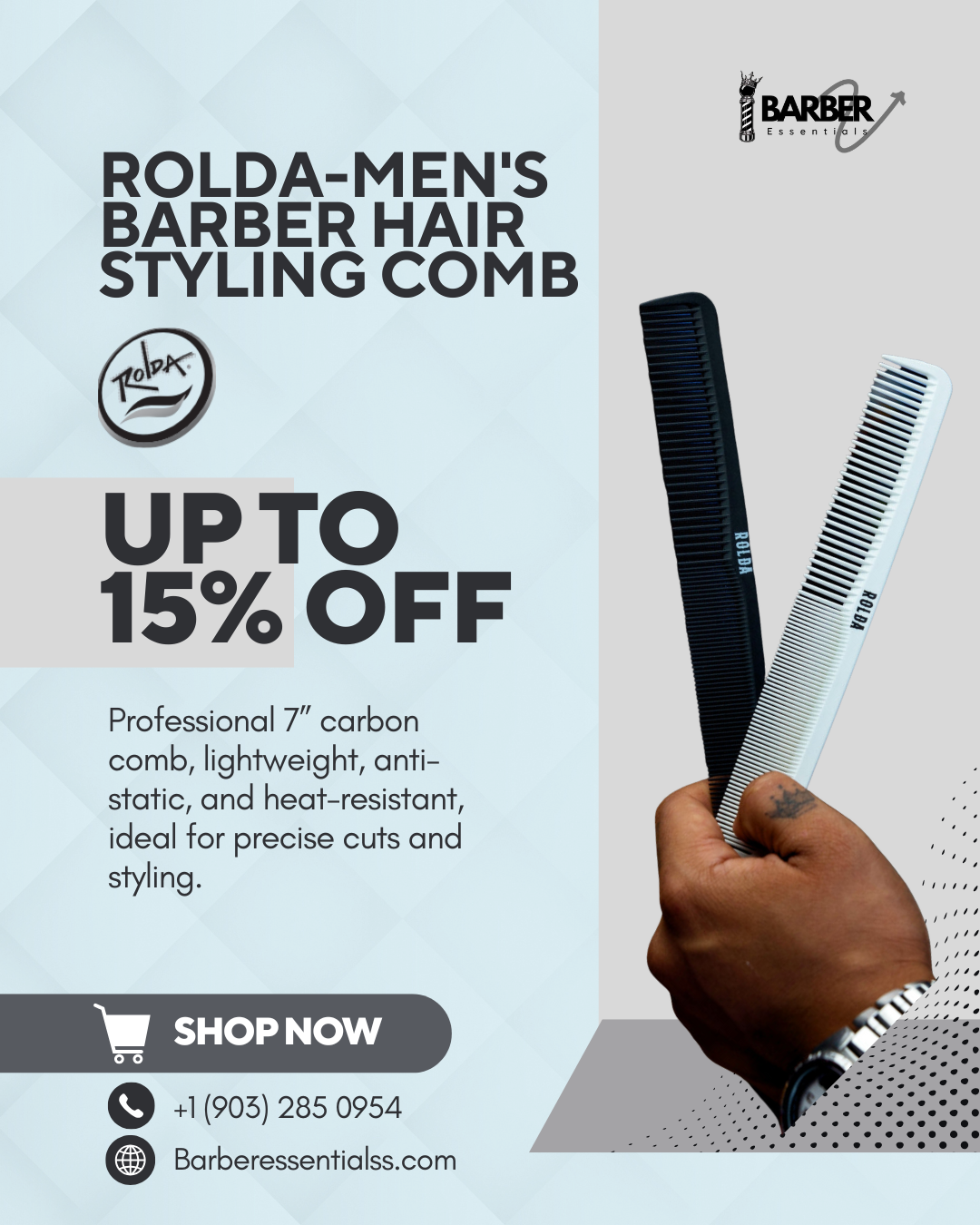 Rolda - Hair Styling Comb