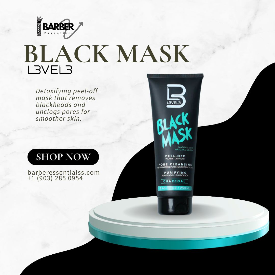 Level 3 Black Facial Mask 8.45 FL OZ