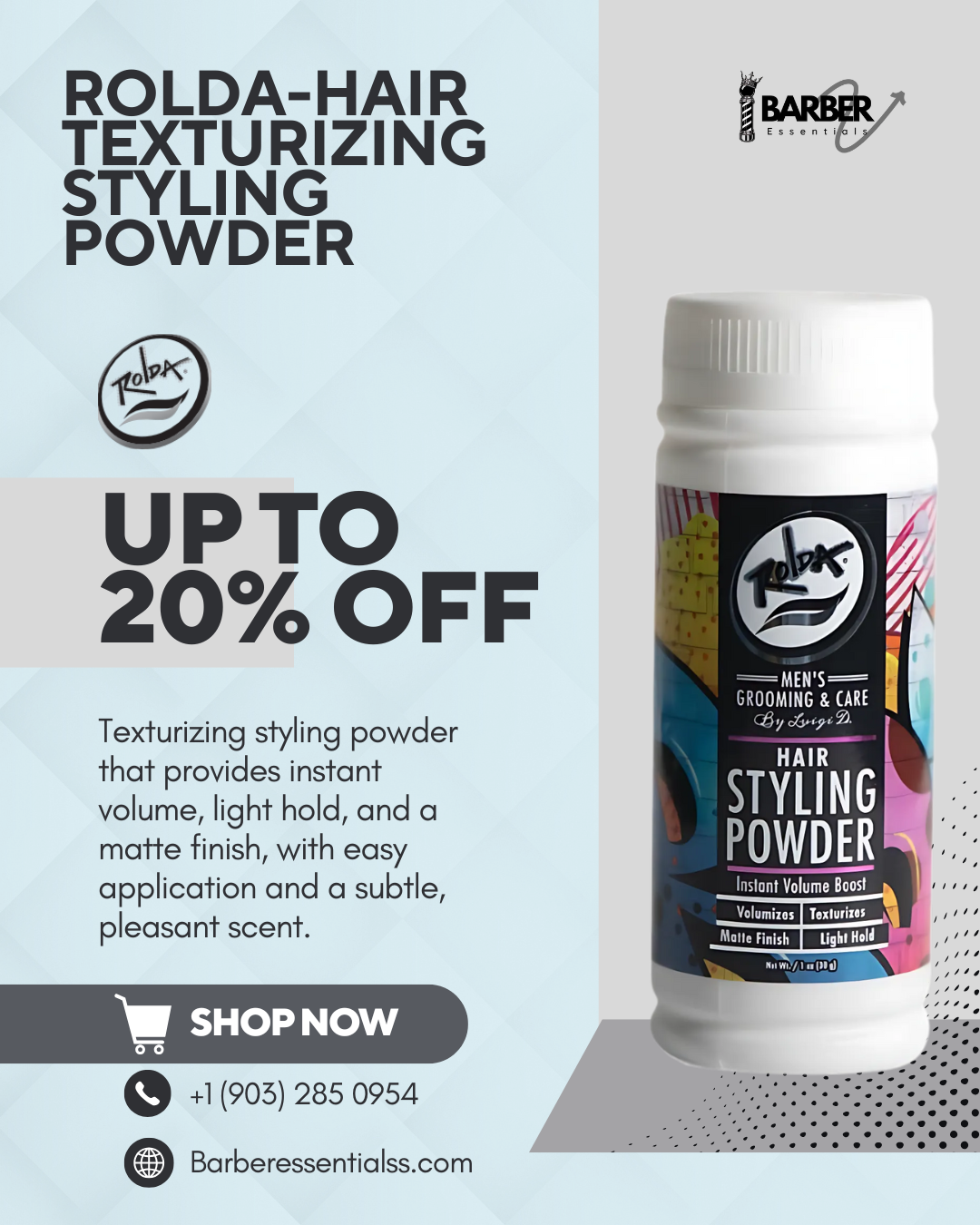 Rolda - Hair Texture Styling Powder (30g)