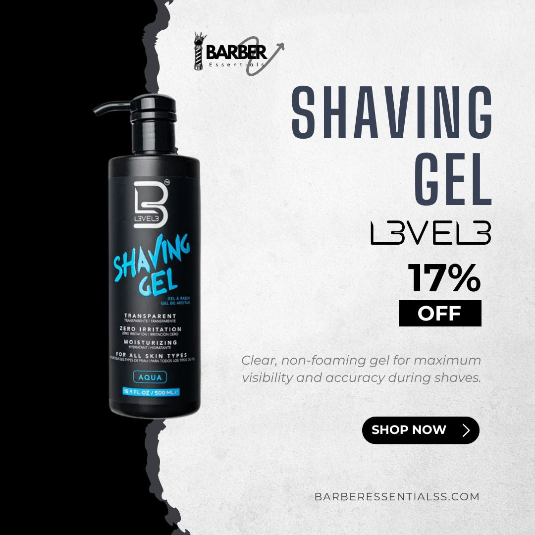 Level 3 Transparent Shaving Gel 16.9 FL OZ