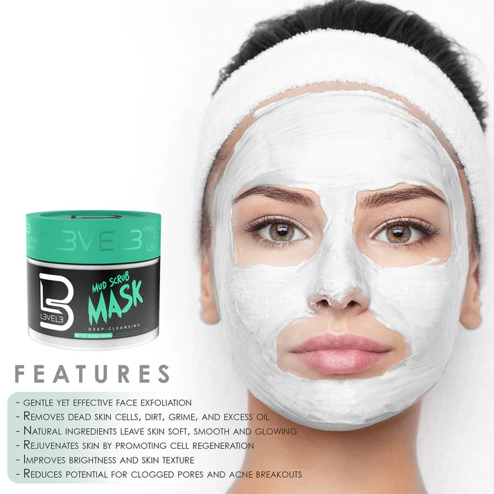Level 3 Mud Facial Scrub 16.9 OZ
