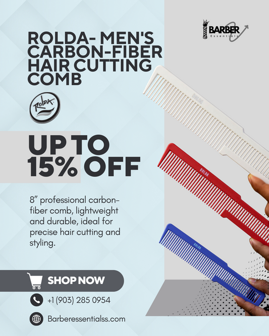 Rolda - Carbon-Fiber Hair Cutting Comb
