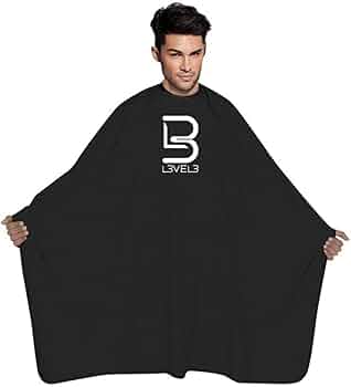 Level 3 - Black Cape with Rubber Neck