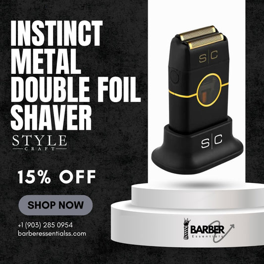 StyleCraft - Instinct Metal Double Foil Shaver