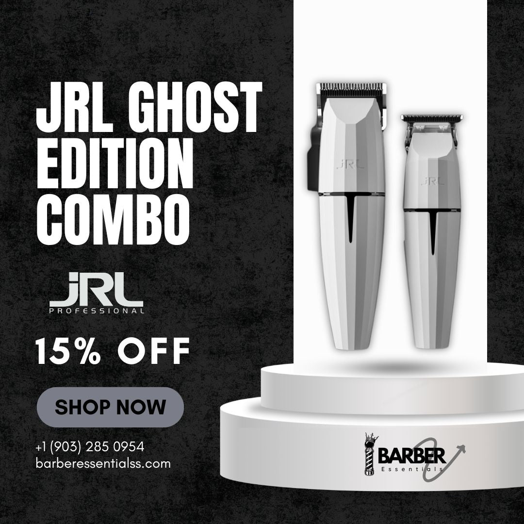 JRL Professional Ghost Clipper & Trimmer Collection + Charging Base