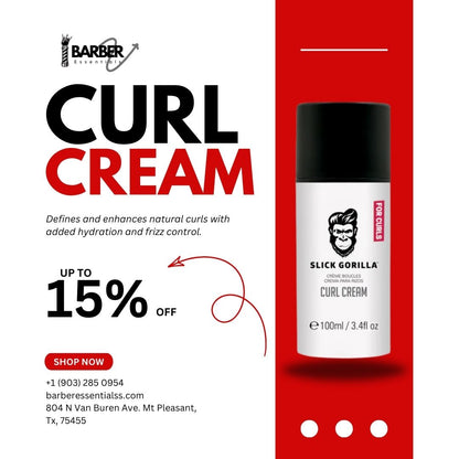 Slick Gorilla Curl Cream, 3.48 oz.