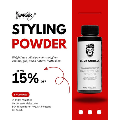 Slick Gorilla Hair Styling Powder 20g