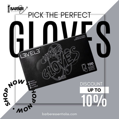 Level 3 Professional Nitrile Gloves (100 u)