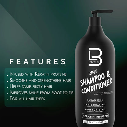 Level 3 - 2 IN 1 Shampoo & Conditioner